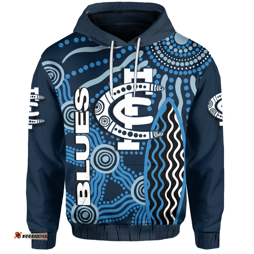 carlton blues hoodie aboriginal