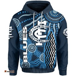 carlton blues hoodie aboriginal