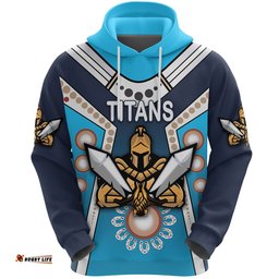 gold coast hoodie titans gladiator simple indigenous