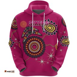 Sydney Hoodie Sixers Indigenous Magenta