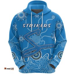 Adelaide Strikers Hoodie Indigenous Blue Energy