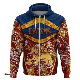 brisbane lions hoodie indigenous