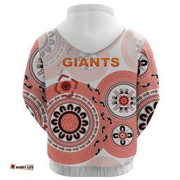GWS Giants Hoodie Simple Indigenous