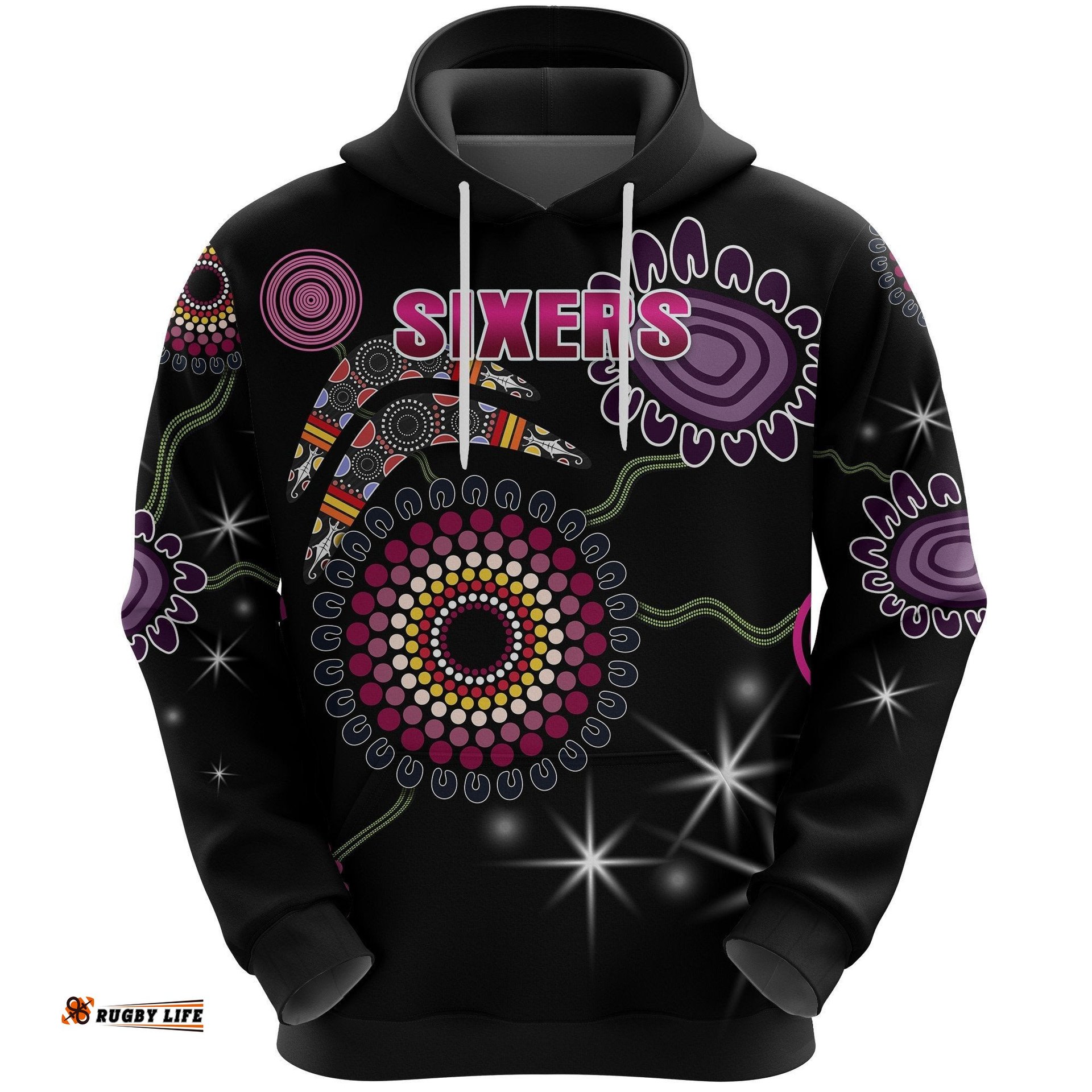 Sydney Hoodie Sixers Indigenous Black