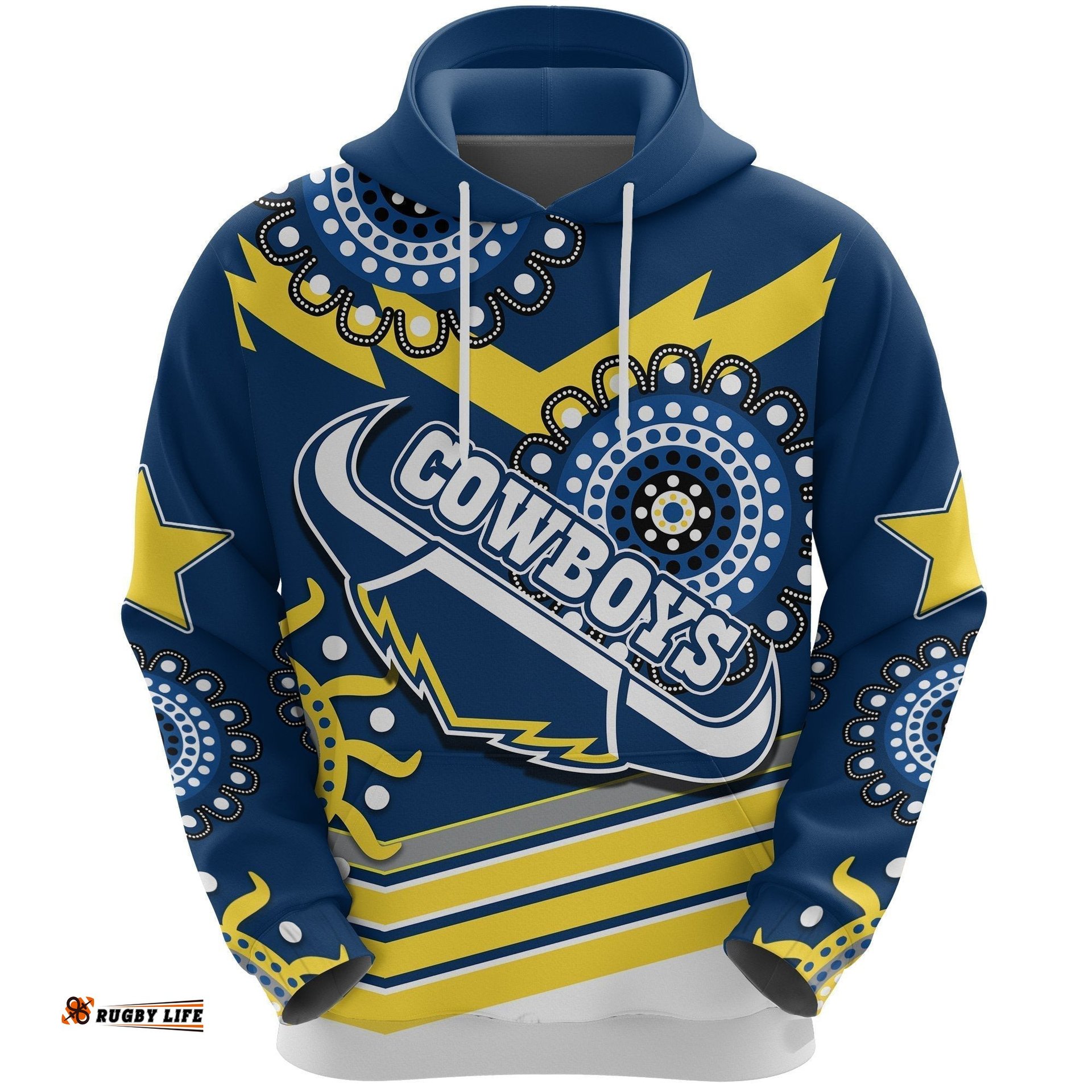proud cowboys hoodie indigenous north queensland