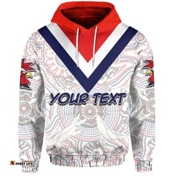 custom personalisedroosters aboriginal hoodie
