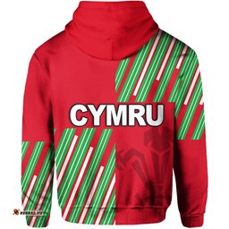Cymru Hoodie Rugby Style