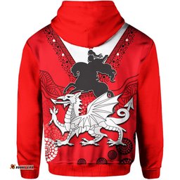 St. George Illawarra Dragons Hoodie Aboriginal Red