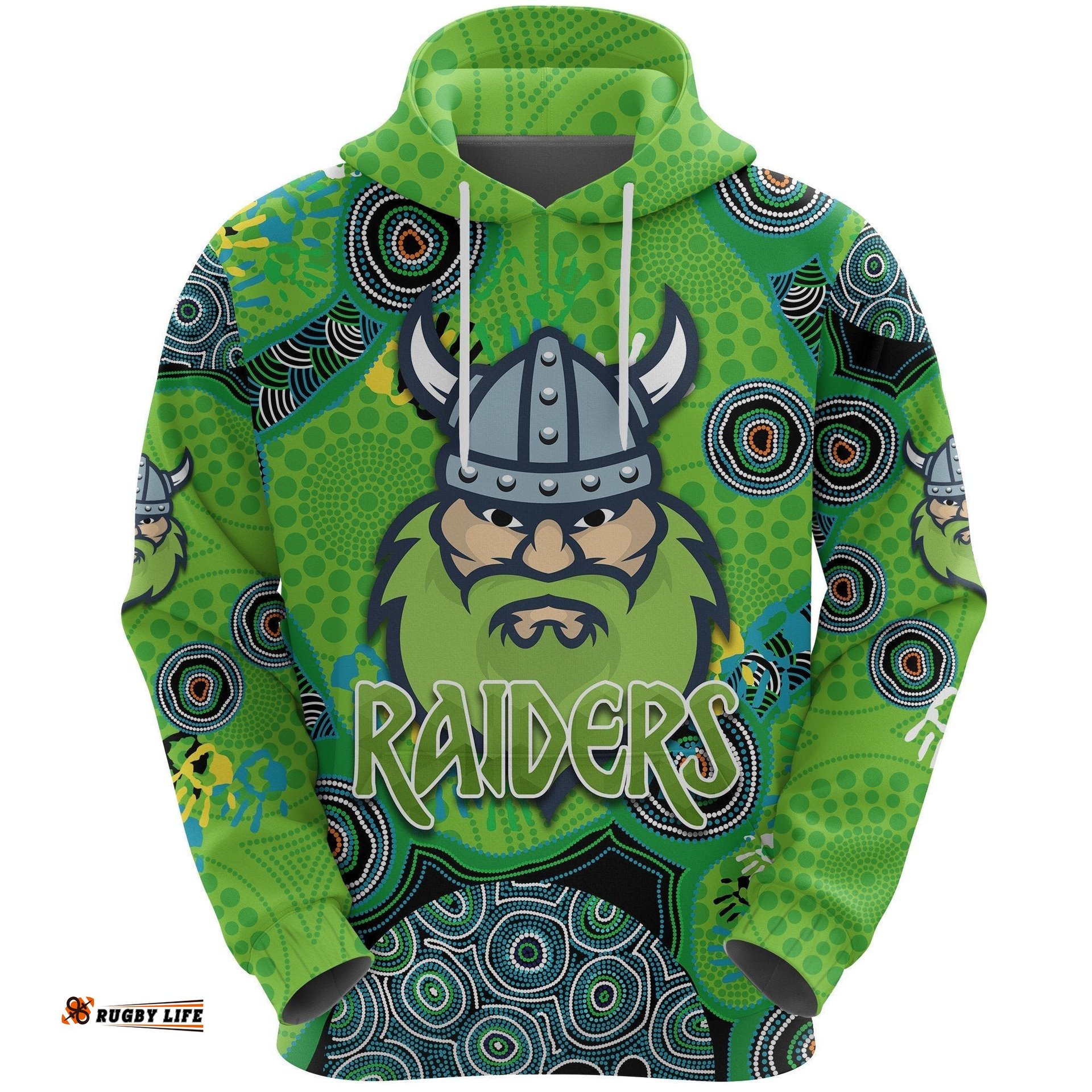 canberra hoodie raiders viking indigenous