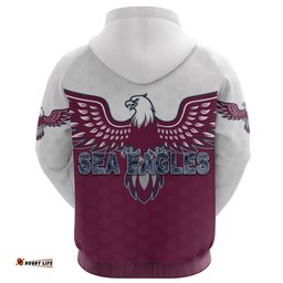 custom personalised warringah hoodie sea eagles