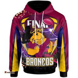 broncos rugby hoodie custom final series champions broncos rugby league player and number hoodie