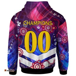 sea eagles rugby hoodie custom sea eagles champions with aboriginal abstract dot painting player and number hoodie