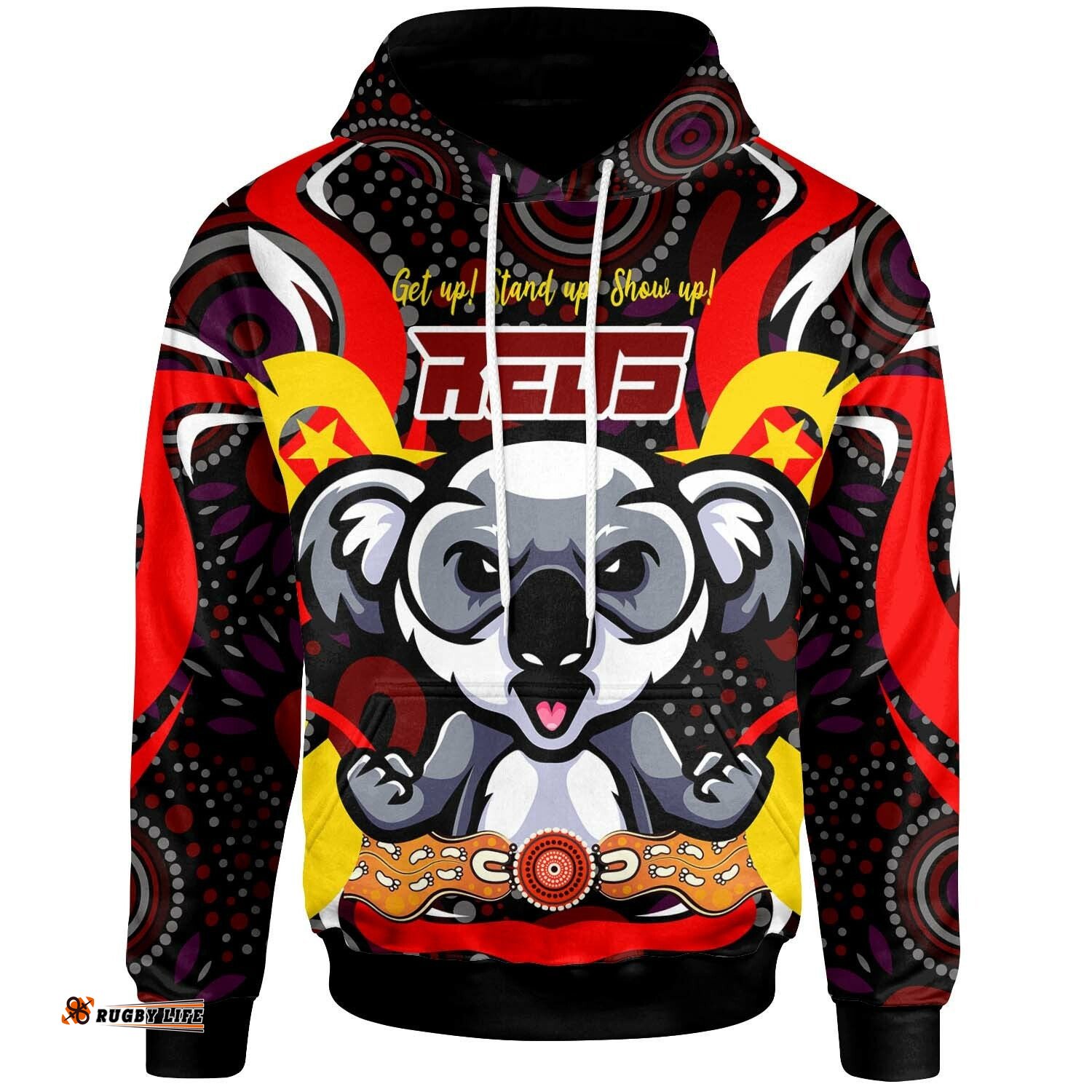 reds naidoc week hoodie custom reds celebrate naidoc week with torres strait aboriginal get up stand up show up hoodie