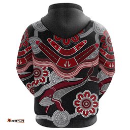 Dragons Hoodie St. George Indigenous Black
