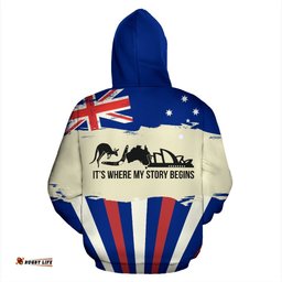 Hoodie Australia It's Where My Story Begins