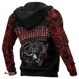 new zealand warriors rugby hoodie red style