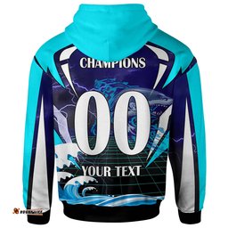 sharks rugby hoodie custom final series champions sharks rugby league player and number hoodie