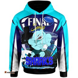 sharks rugby hoodie custom final series champions sharks rugby league player and number hoodie