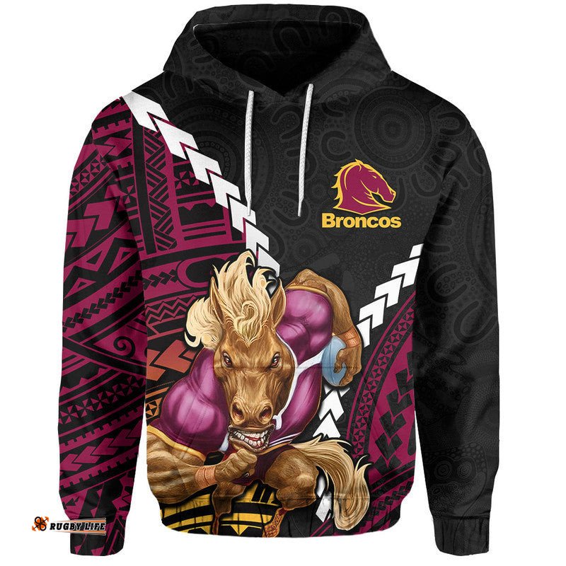 broncos rugby hoodie mix polynesian