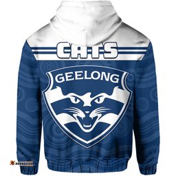 cats football hoodie geelong est 1859 aboriginal art