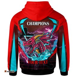 st george rugby hoodie custom final series champions dragons rugby league personalised player and number hoodie
