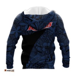 sydney roosters hoodie polynesian nrl