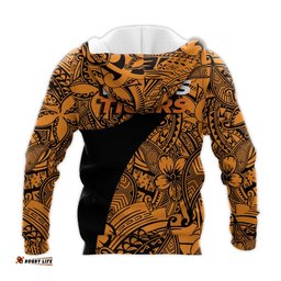 wests tigers hoodie polynesian nrl