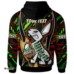 rabbitohs rugby hoodie custom rabbitohs league final series champions personalised name and number hoodie