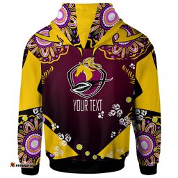 broncos rugby hoodie custom personalised were the broncos aboriginal culture league rugby team hoodie