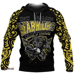 new zealand warriors rugby hoodie yellow style