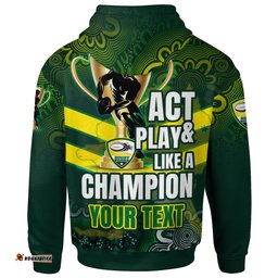 kangaroos rugby hoodie custom act and play like a champion hoodie