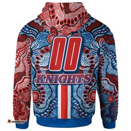knights rugby hoodie custom knights logo aboriginal indigenous sport style hoodie