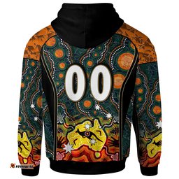 australian rugby sevens mens squad hoodie custom australia rugby championship aboriginal culture personalised player and number hoodie