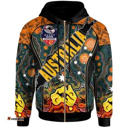 australian rugby sevens mens squad hoodie custom australia rugby championship aboriginal culture personalised player and number hoodie