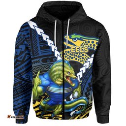 eels rugby hoodie mix polynesian