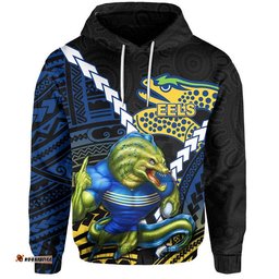 eels rugby hoodie mix polynesian