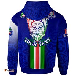 warriors rugby hoodie custom warriors rugby ball maori patterns sport style hoodie