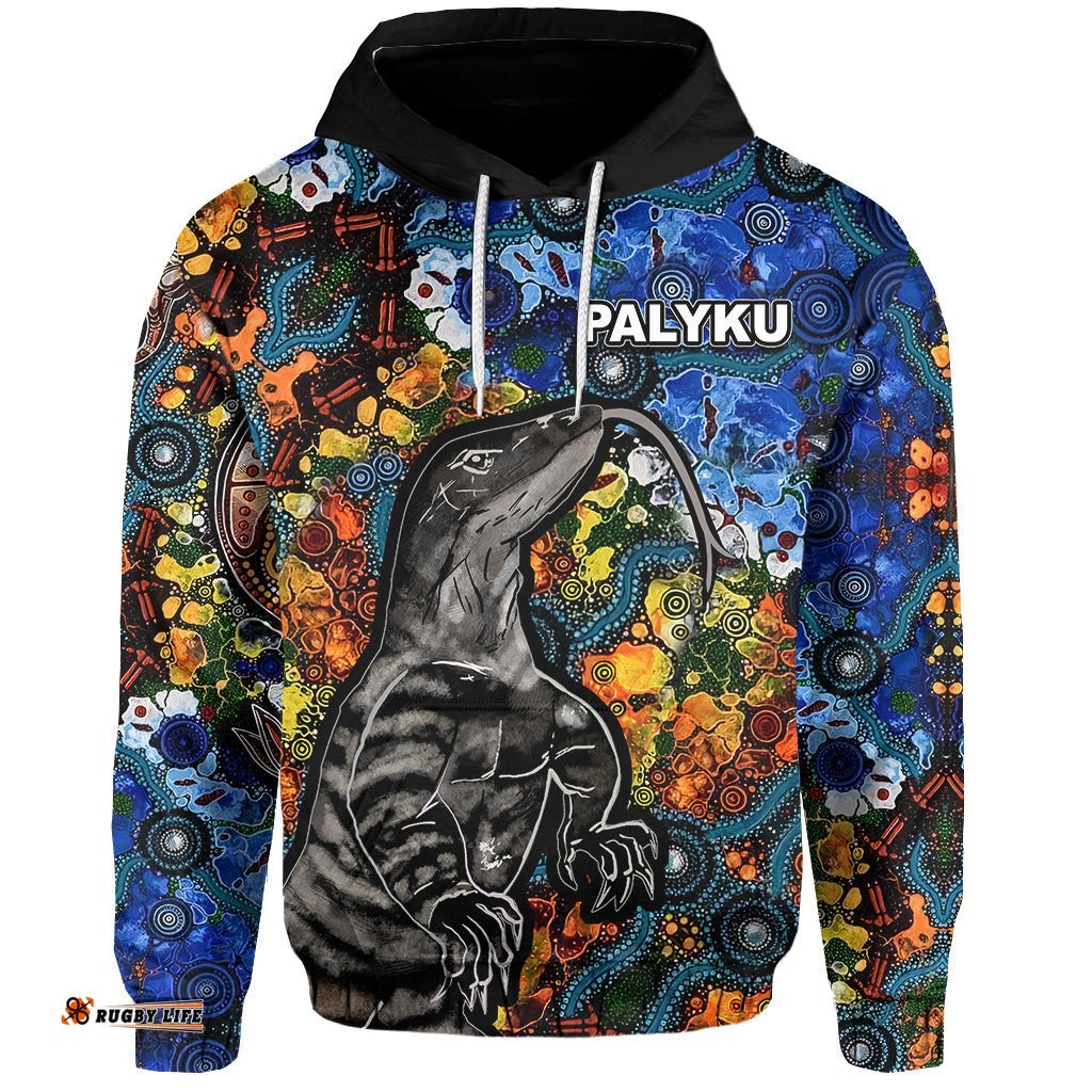 aboriginal lizard hoodie palyku