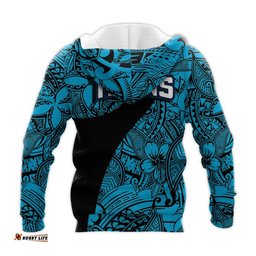 gold coast titans hoodie polynesian nrl