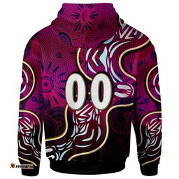 sea eagles rugby hoodie custom eagles rugby with aboriginal patterns personalised player and number hoodie