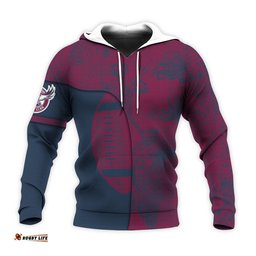 manly warringah sea eagles hoodie graffiti spray nrl