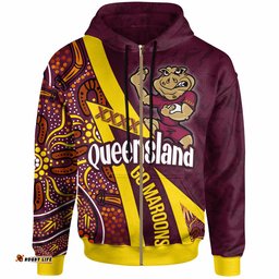 queensland rugby league team hoodie custom queensland maroons sport state of origin hoodie