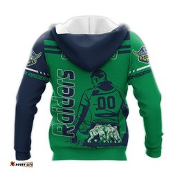 canberra raiders hoodie personalized pentagon style nrl