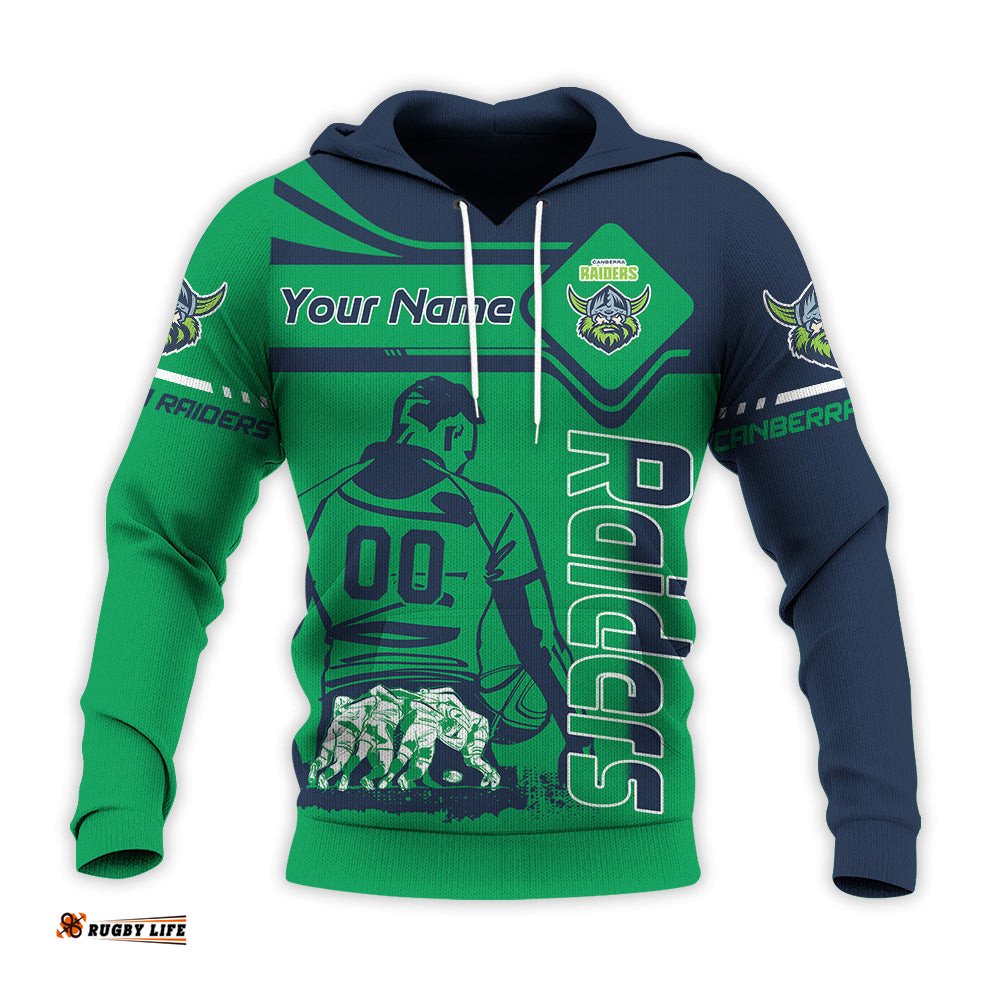 canberra raiders hoodie personalized pentagon style nrl