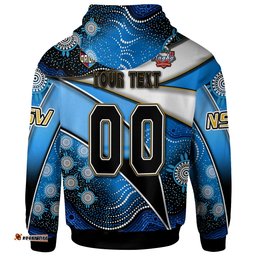 new south wales rugby league team hoodie custom new south wales blues with aboriginal patterns state of origin hoodie