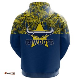 north queensland cowboys hoodie coconut nrl