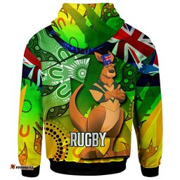 wallabies rugby hoodie custom australia national rugby championship "welcome back wally" aboriginal player and number hoodie