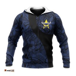 north queensland cowboys hoodie polynesian nrl