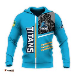 gold coast titans hoodie personalized rugby for fan nrl