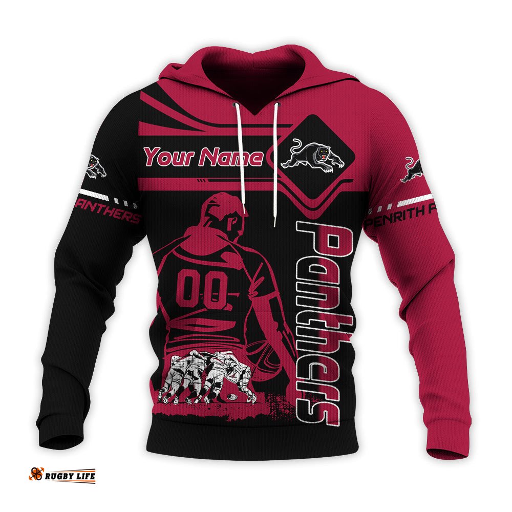 penrith panthers hoodie personalized pentagon style nrl